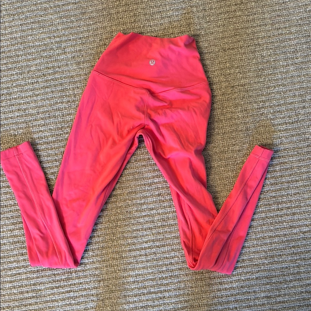 lululemon athletica Bright Pink Leggings
